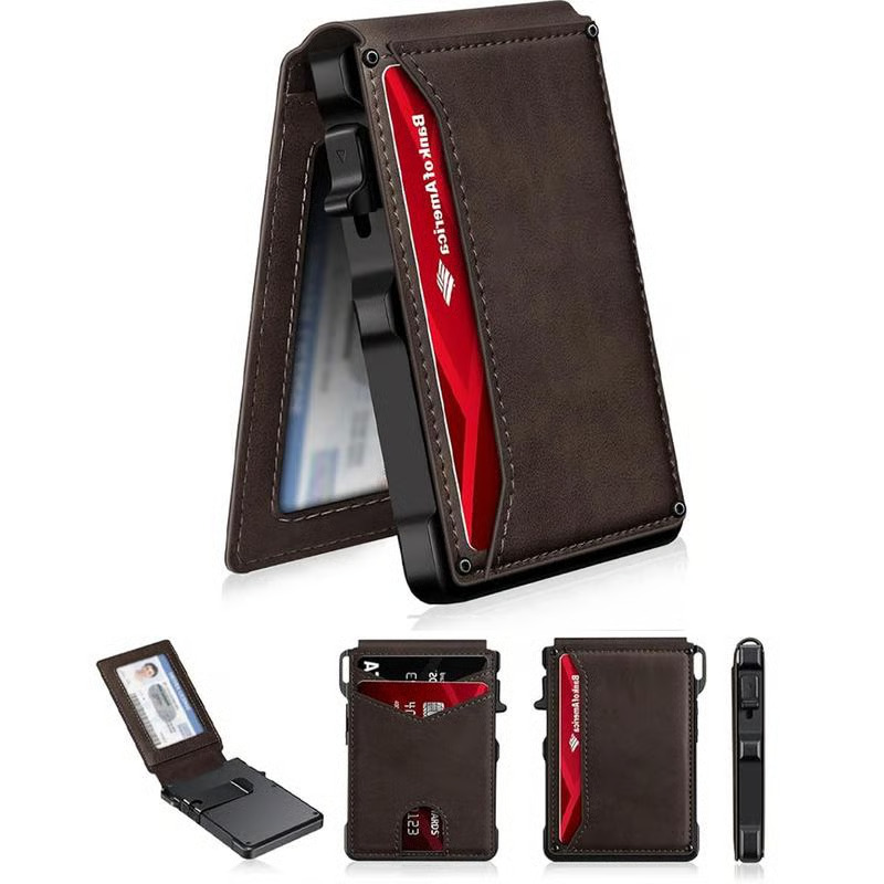 محفظة ريكزون — قهوة داكن